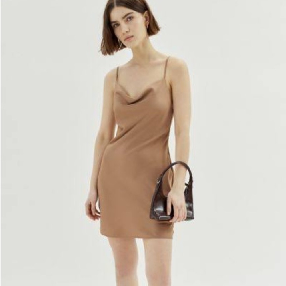 UO Mallory cowl slip dress